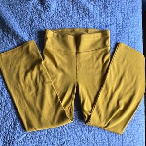 Pact ribbed straight leggings